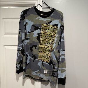 Supreme Camo Long Sleeve Shirt